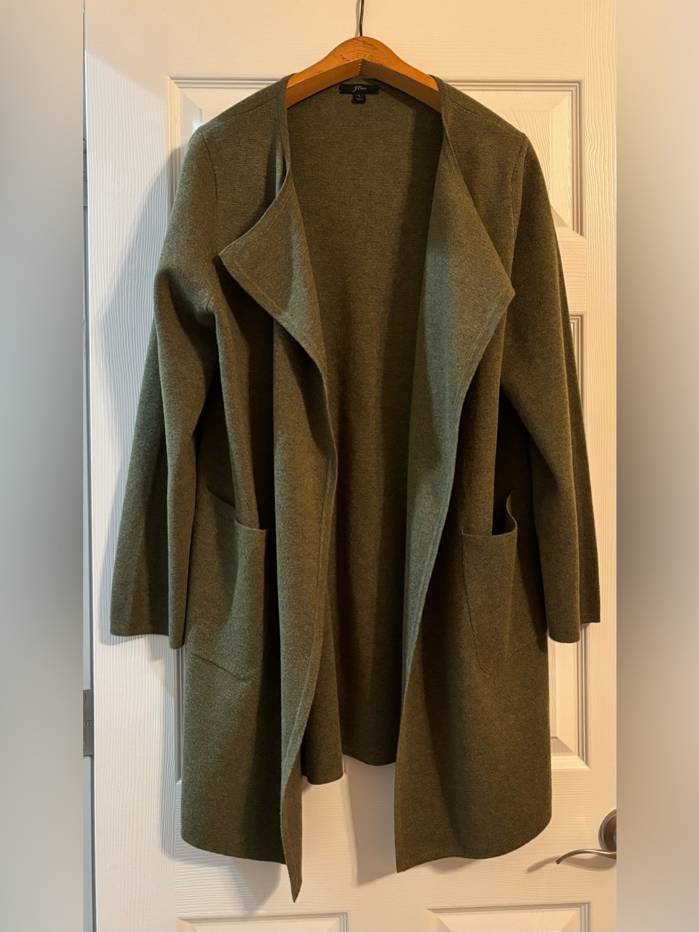 J. Crew Juliet Collarless Sweater Blazer